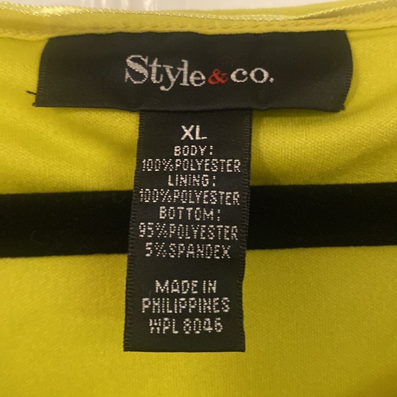 Style & Co Blouson Style Blouse - Picture 9 of 11